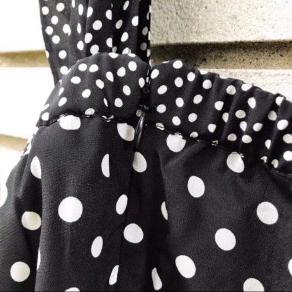 NWT J. Crew Silk One Shoulder Polka Dot Bow Top - Picture 8 of 8